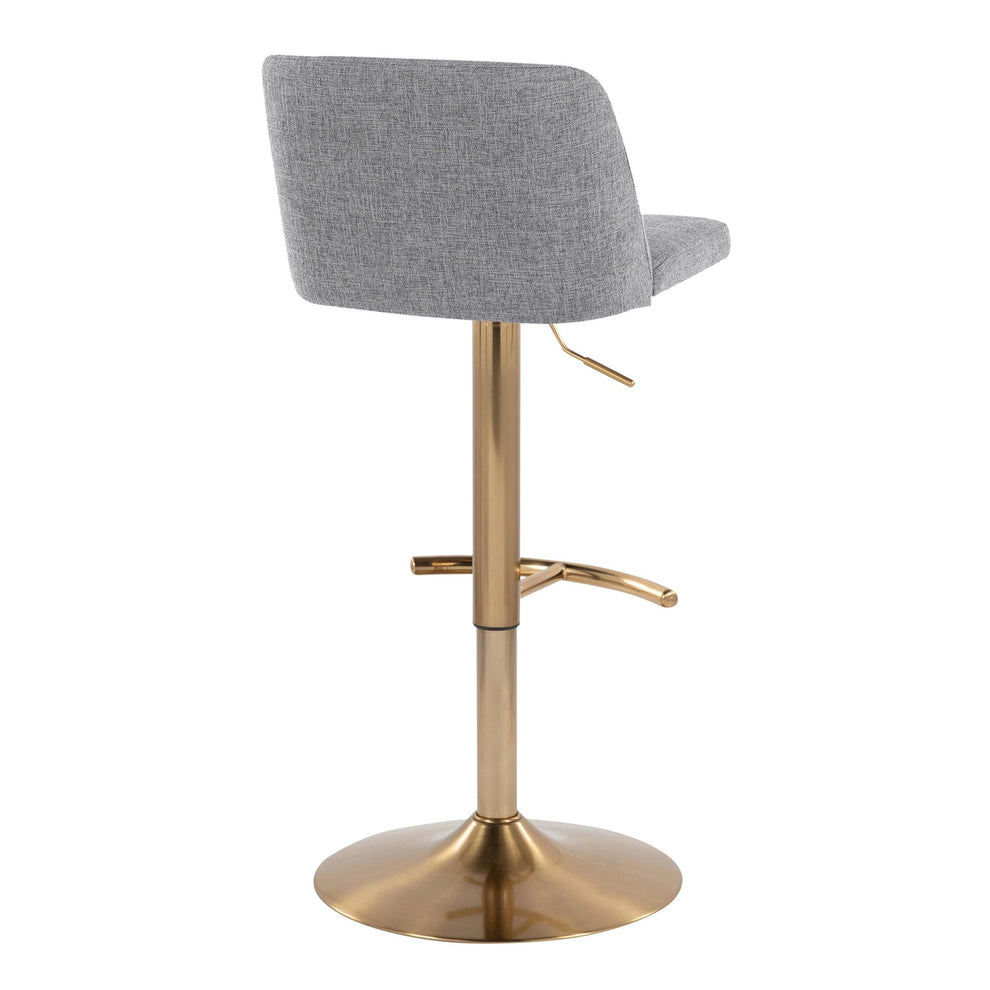 Toriano Adjustable Barstool - Set of 2 By LumiSource - BS-TRNOFB-RT2 AUBU2 | Bar Stools | Modishstore - 19
