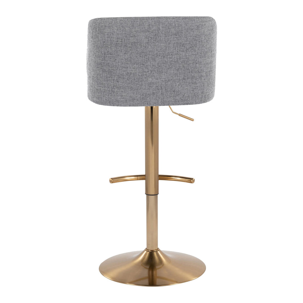 Toriano Adjustable Barstool - Set of 2 By LumiSource - BS-TRNOFB-RT2 AUBU2 | Bar Stools | Modishstore - 21