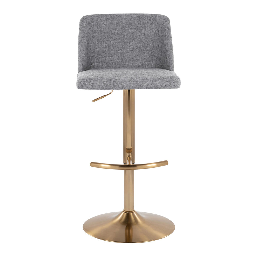 Toriano Adjustable Barstool - Set of 2 By LumiSource - BS-TRNOFB-RT2 AUBU2 | Bar Stools | Modishstore - 20