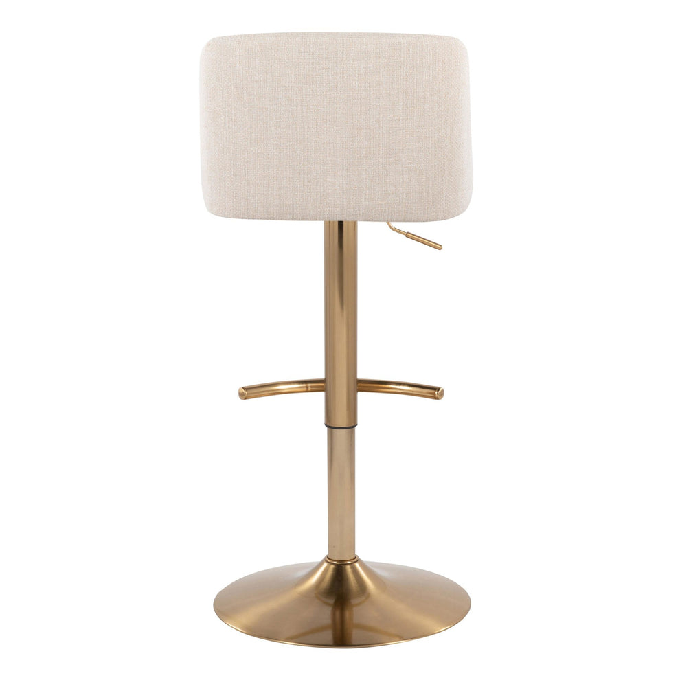 Toriano Adjustable Barstool - Set of 2 By LumiSource - BS-TRNOFB-RT2 AUBU2 | Bar Stools | Modishstore - 28