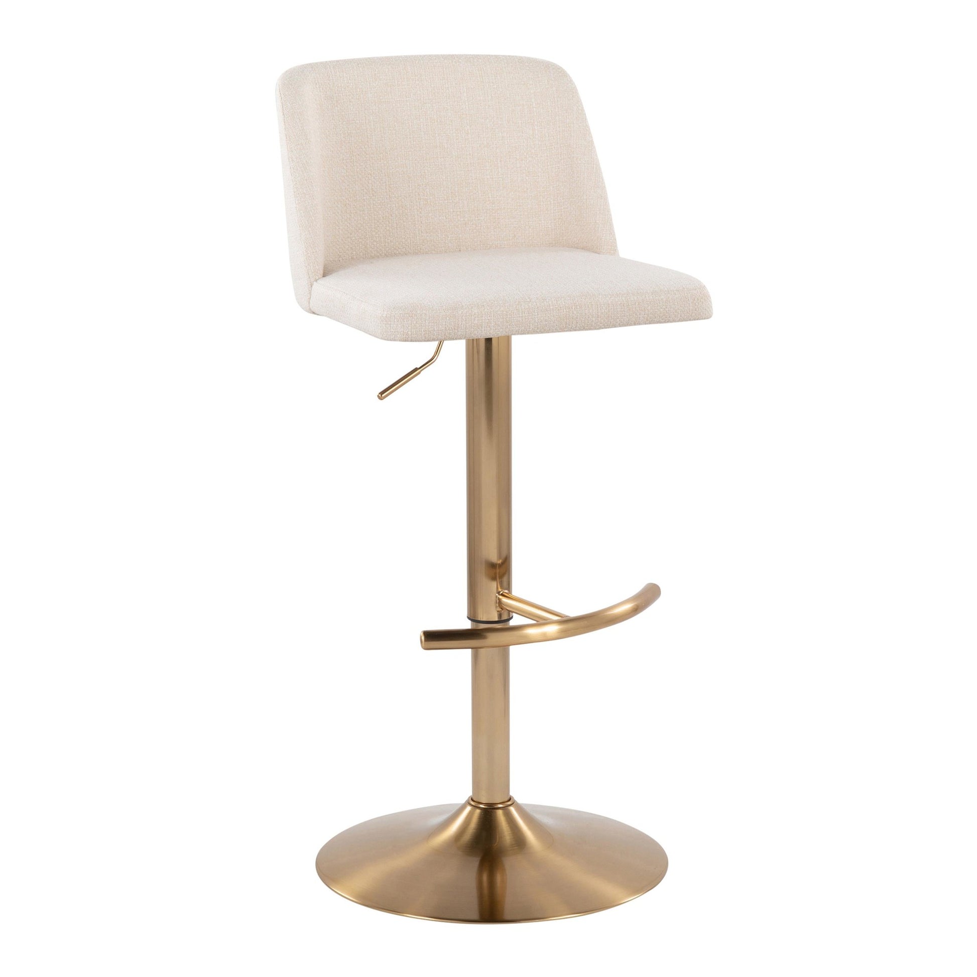 Toriano Adjustable Barstool - Set of 2 By LumiSource - BS-TRNOFB-RT2 AUBU2 | Bar Stools | Modishstore - 24