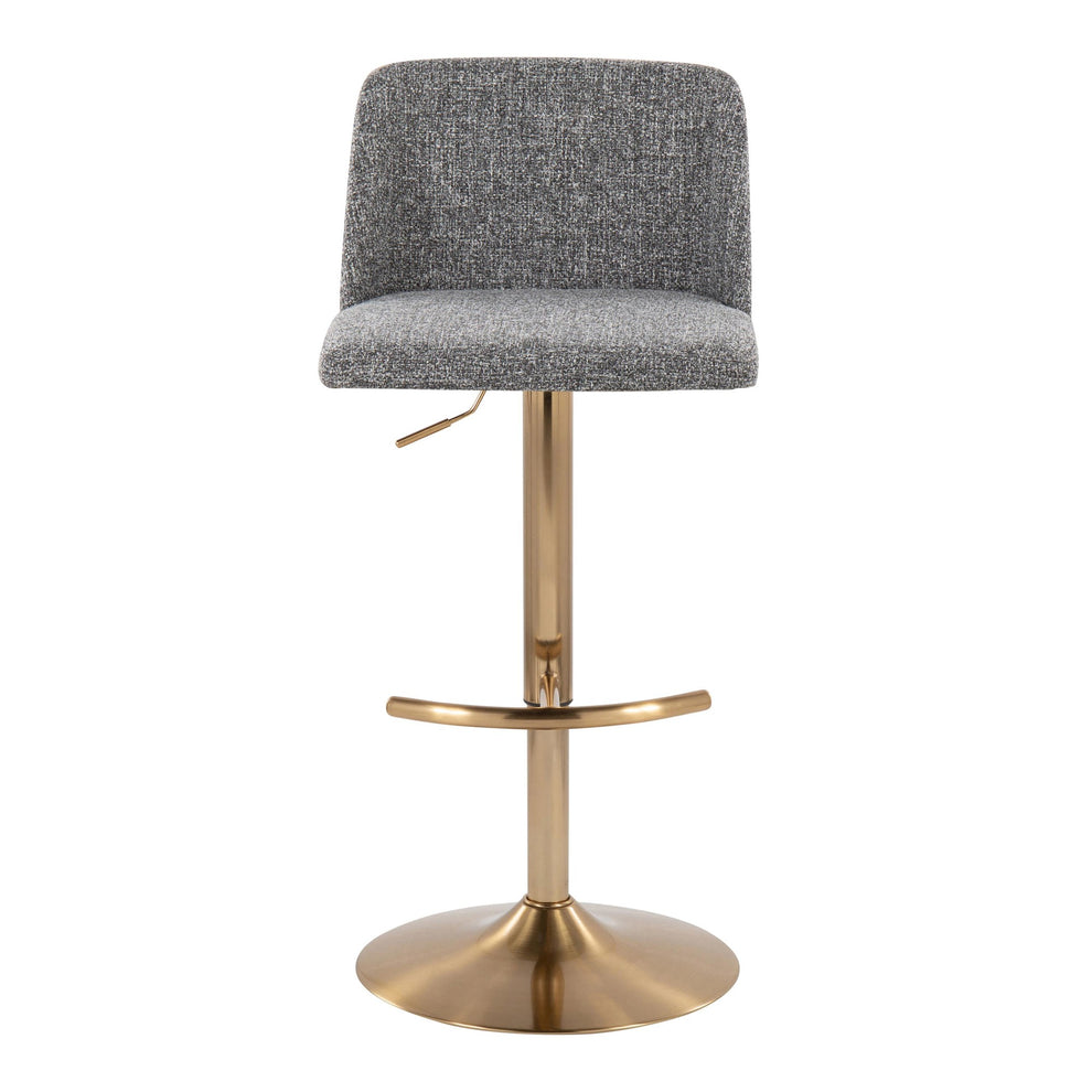 Toriano Adjustable Barstool - Set of 2 By LumiSource - BS-TRNOFB-RT2 AUBU2 | Bar Stools | Modishstore - 34