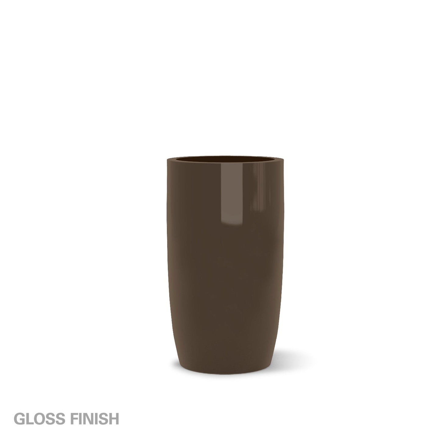 Fiberglass: Barrel 25.5"H Planter, Brown DK By Gold Leaf | Planters, Troughs & Cachepots | Modishstore - 3
