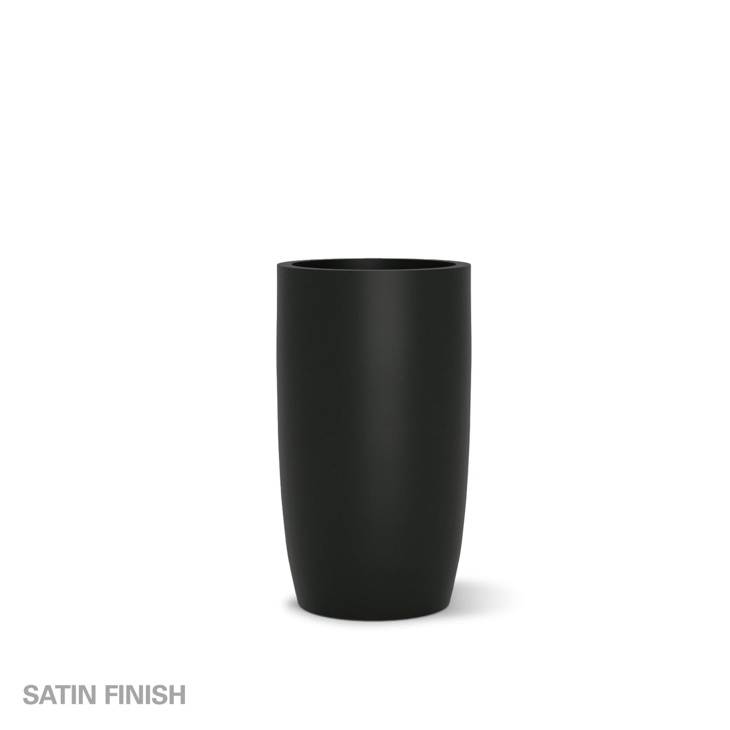 Fiberglass: Barrel 25.5"H Planter, Black By Gold Leaf | Planters, Troughs & Cachepots | Modishstore - 2