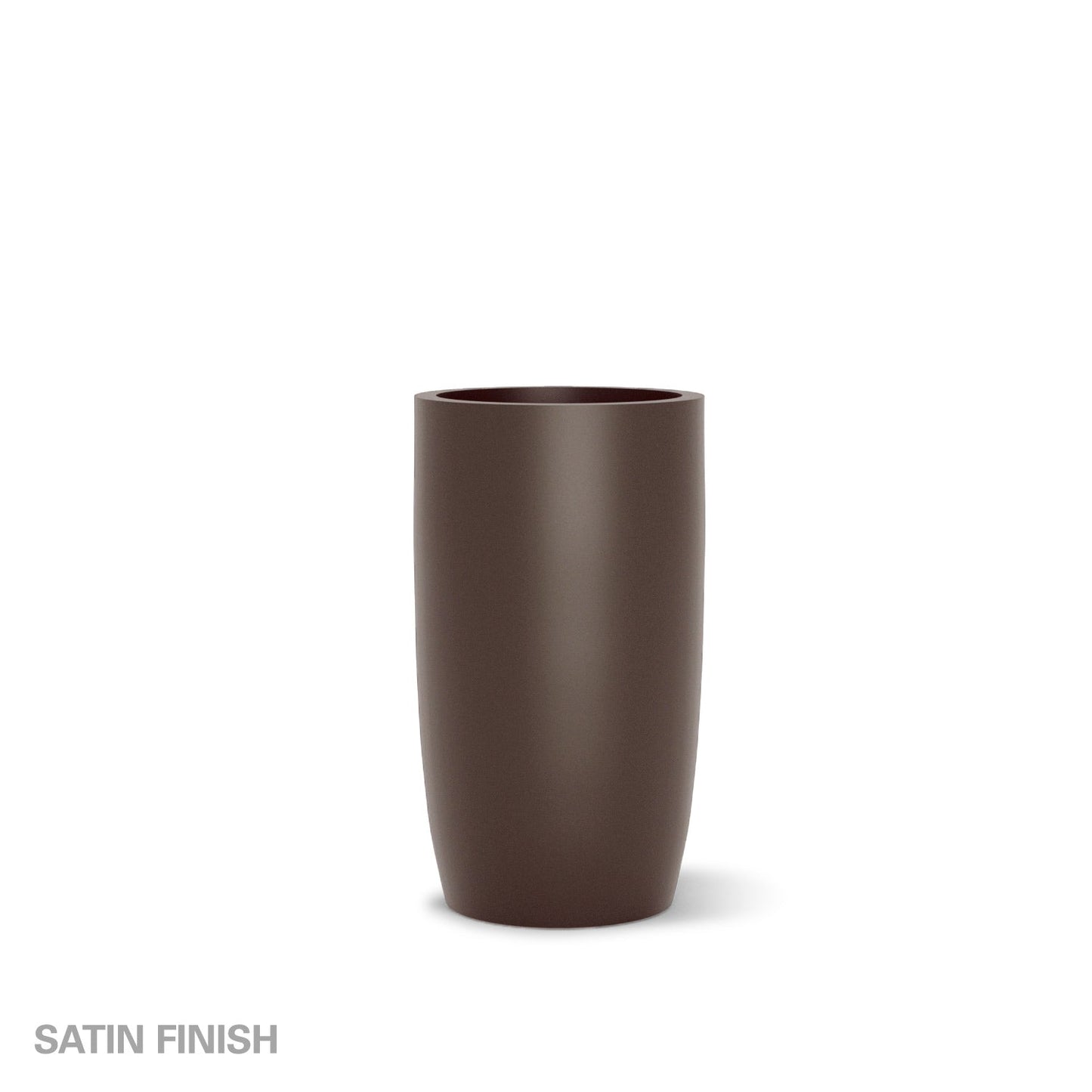 Fiberglass: Barrel 25.5"H Planter, Brown DK By Gold Leaf | Planters, Troughs & Cachepots | Modishstore - 2