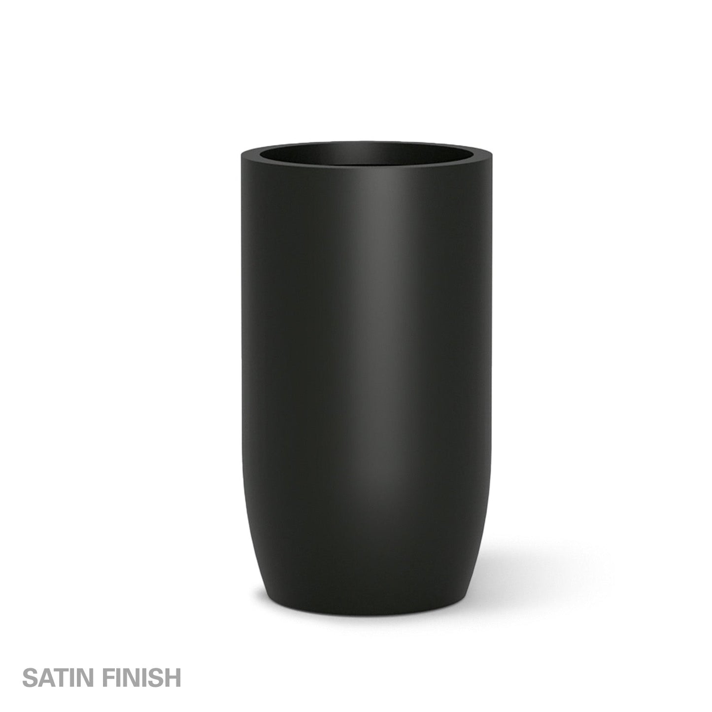 Fiberglass: Barrel 32.6"H Planter, Black By Gold Leaf | Planters, Troughs & Cachepots | Modishstore - 2