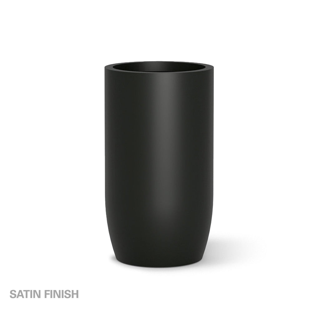 Fiberglass: Barrel 32.6"H Planter, Black By Gold Leaf | Planters, Troughs & Cachepots | Modishstore - 2