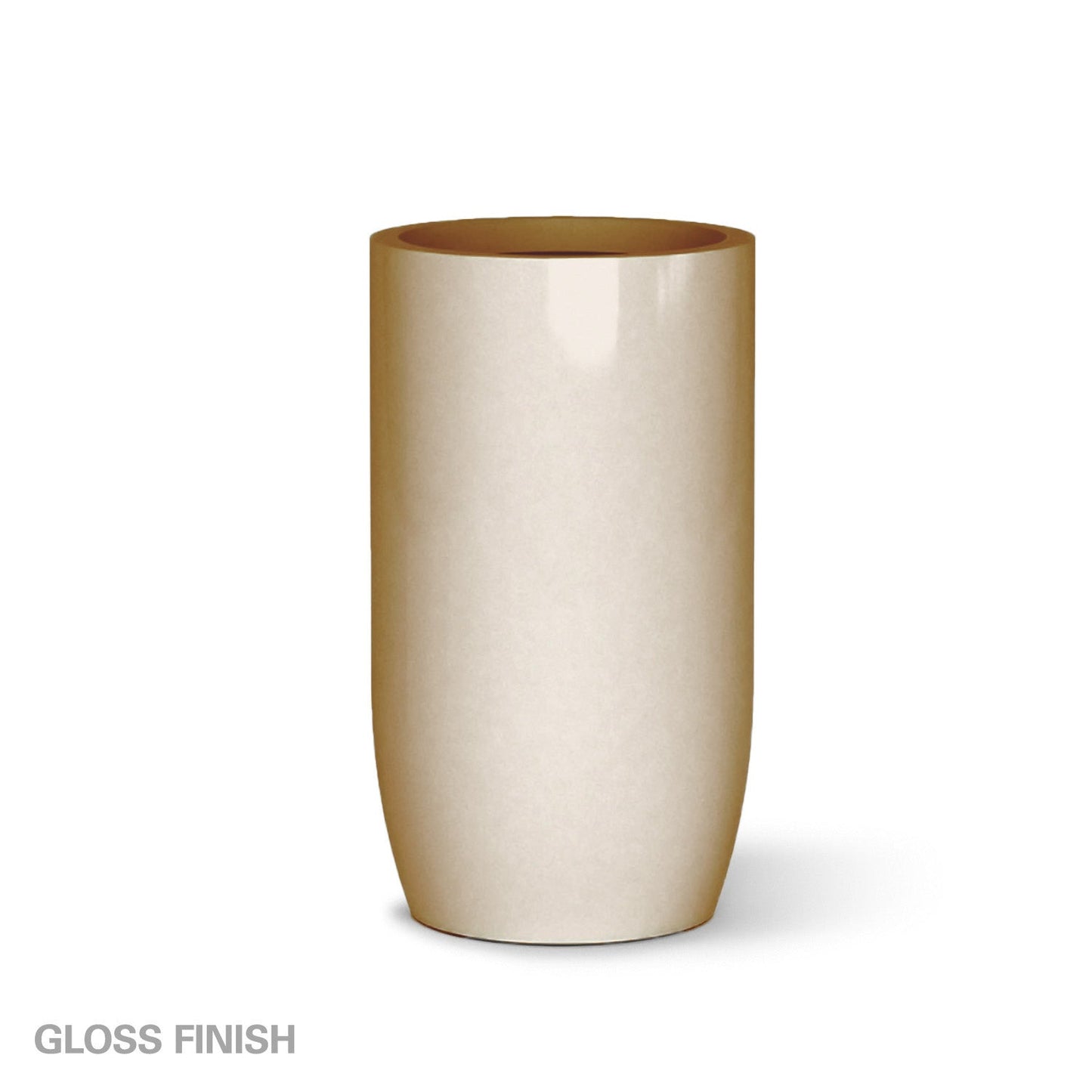 Fiberglass: Barrel 32.6"H Planter, Beige By Gold Leaf | Planters, Troughs & Cachepots | Modishstore - 3