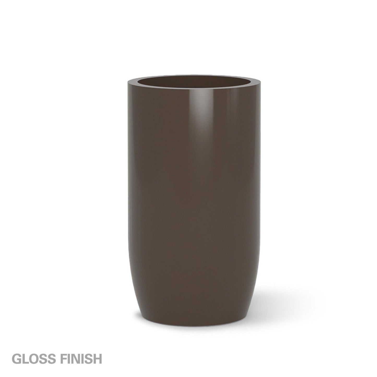 Fiberglass: Barrel 32.6"H Planter, Brown DK By Gold Leaf | Planters, Troughs & Cachepots | Modishstore - 3