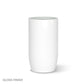 Fiberglass: Barrel 32.6"H Planter, White By Gold Leaf | Planters, Troughs & Cachepots | Modishstore - 3