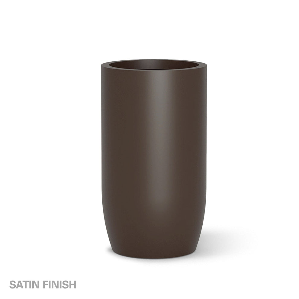 Fiberglass: Barrel 32.6"H Planter, Brown DK By Gold Leaf | Planters, Troughs & Cachepots | Modishstore - 2