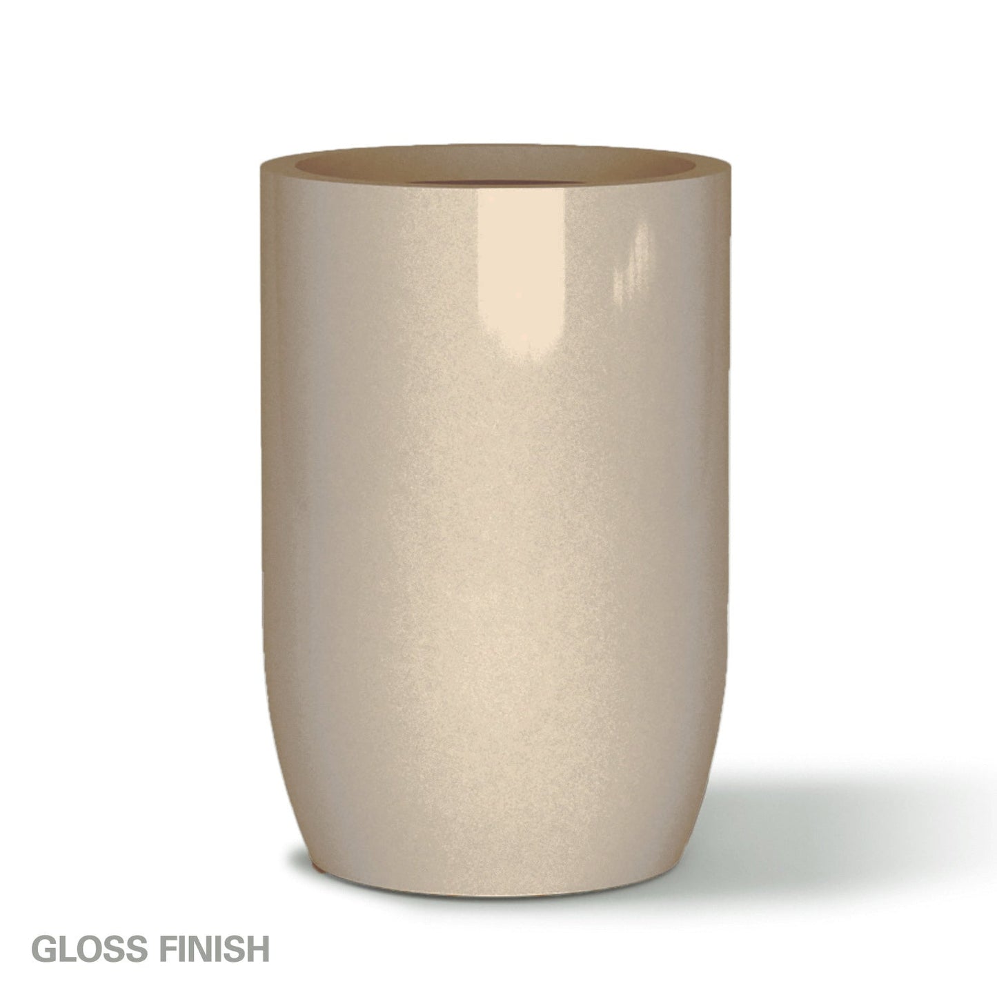 Fiberglass: Barrel 36.5"H Planter, Beige By Gold Leaf | Planters, Troughs & Cachepots | Modishstore - 3