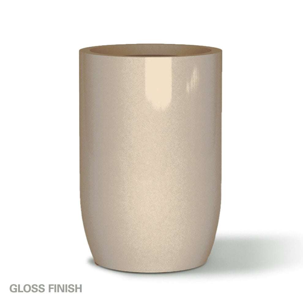 Fiberglass: Barrel 36.5"H Planter, Beige By Gold Leaf | Planters, Troughs & Cachepots | Modishstore - 3
