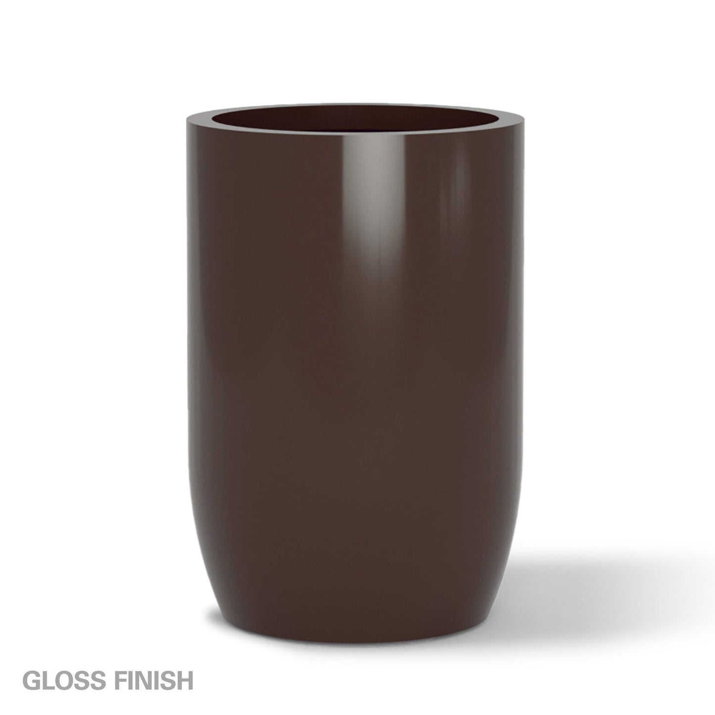 Fiberglass: Barrel 36.5"H Planter, Brown DK By Gold Leaf | Planters, Troughs & Cachepots | Modishstore - 3