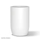 Fiberglass: Barrel 36.5"H Planter, White By Gold Leaf | Planters, Troughs & Cachepots | Modishstore - 2