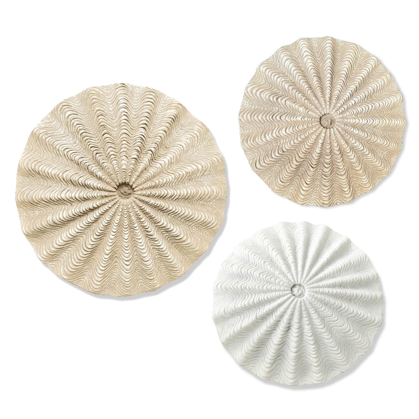 Basket 23.3"D Medallion, Brown Wash By Gold Leaf | Wall Art | Modishstore - 3