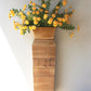 Recycled Wood Table Top/Wall Vase -Natural (Min 2) By Kalalou