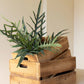 Set Of Two Slatted Wooden Crates - Natural Finish (Min 2) By Kalalou