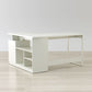 Lexi 55" L-Shaped Corner Desk By Anderson Teak | Desks | Modishstore - 4