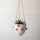 Hanging Ceramic Planter With Colorful Bubbles (Min 2) By Kalalou | Planters, Troughs & Cachepots | Modishstore