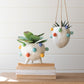 Hanging Ceramic Planter With Colorful Bubbles (Min 2) By Kalalou | Planters, Troughs & Cachepots | Modishstore - 2
