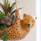 Ceramic Cheetah Hanging Planter (Min 2) By Kalalou | Planters, Troughs & Cachepots | Modishstore - 2
