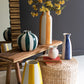 Colored Ceramic Striped Vases Set Of 5 By Kalalou | Vases | Modishstore - 2