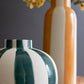 Colored Ceramic Striped Vases Set Of 5 By Kalalou | Vases | Modishstore - 3