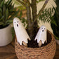 Ceramic Ghost Plant Sticks (Min 2) Set Of 2 By Kalalou | Ornaments | Modishstore