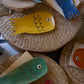 Set Of Six Ceramic Fish Plates Set Of 6 By Kalalou | Decorative Trays & Dishes | Modishstore - 3