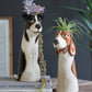 Set Of Two Ceramic Dog Planters By Kalalou | Planters, Troughs & Cachepots | Modishstore - 3