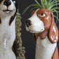 Set Of Two Ceramic Dog Planters By Kalalou | Planters, Troughs & Cachepots | Modishstore - 4