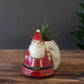 Ceramic Santa With Toy Sack Planter (Min 2) By Kalalou | Planters, Troughs & Cachepots | Modishstore - 2
