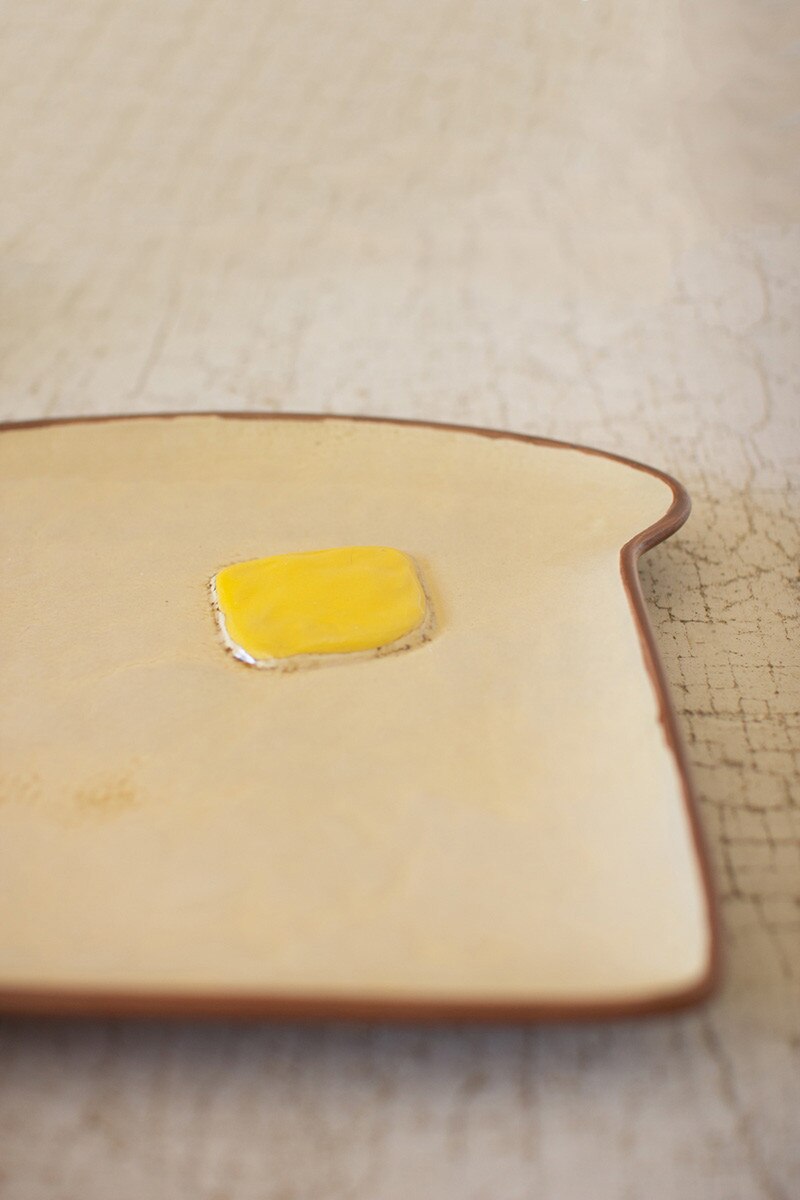 Ceramic Toast Platter (Min 4) By Kalalou