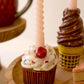 Set Of Three Dessert Ceramic Taper Holders By Kalalou