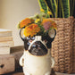 Ceramic French Bulldog Planter (Min 2) By Kalalou