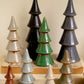 Set Of Ten Ceramic Christmas Trees By Kalalou