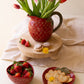 Ceramic Strawberry Pitcher (Min 2) By Kalalou