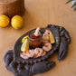 Ceramic Blue Crab Platter (Min 2) By Kalalou