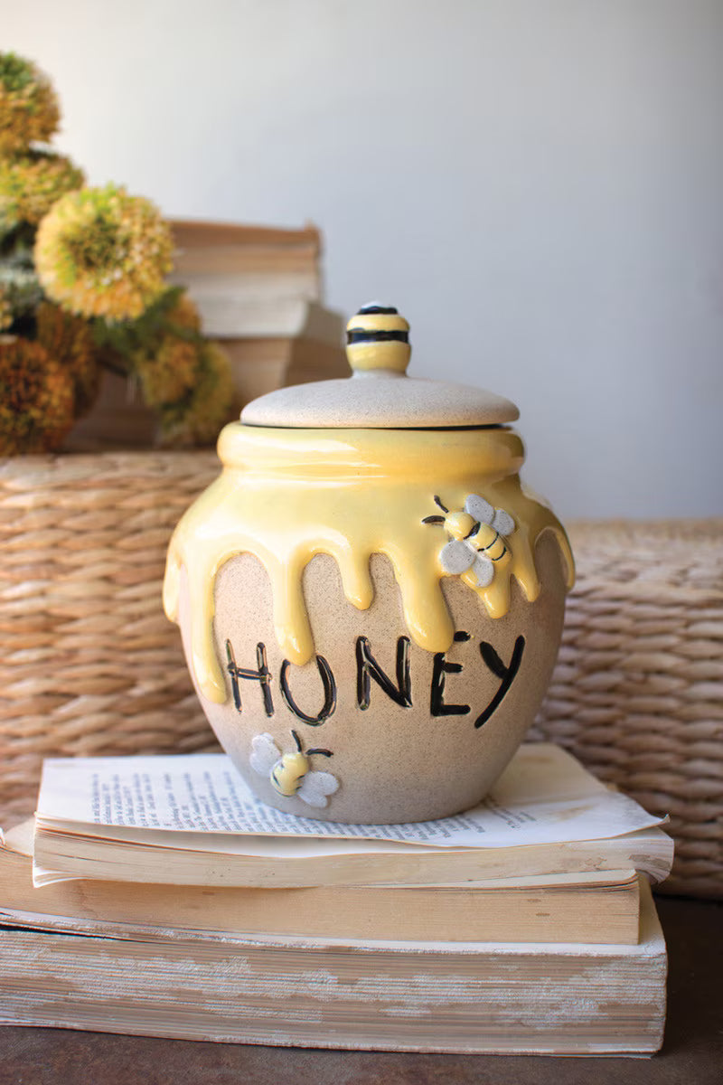 Ceramic Honey Jar - Thumbnail 3