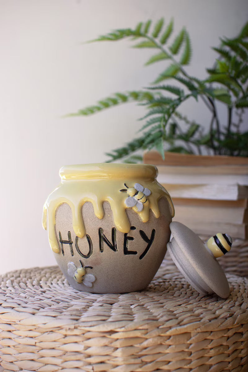 Ceramic Honey Jar - Thumbnail 2