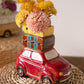 Red Ceramic Car With Luggage Planter (Min 2) By Kalalou