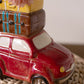 Red Ceramic Car With Luggage Planter (Min 2) By Kalalou