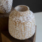 Wash White Wood Vase Smal By Kalalou | Vases | Modishstore - 2
