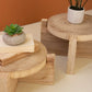 Set Of Two Wooden Display Stools (Min 2) By Kalalou