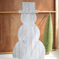 Recycled Wooden Snowman With Stand By Kalalou | Holiday | Modishstore