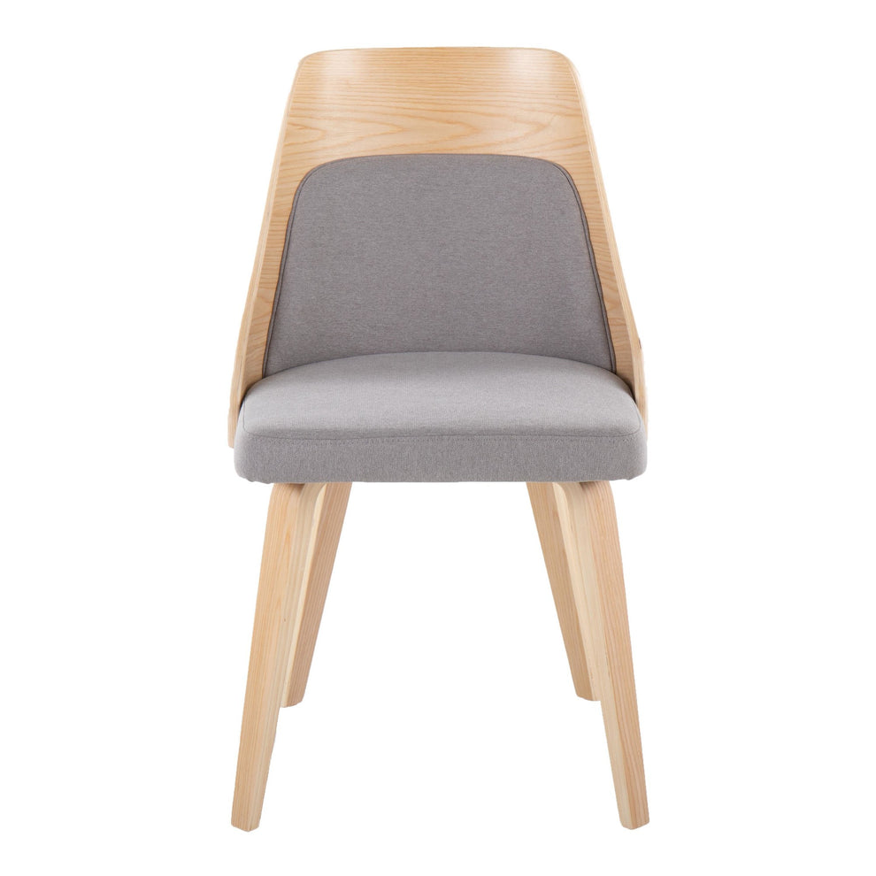 Anabelle Bent Wood Chair - Set of 2 By LumiSource - CH-ANBELHLBW2 NACR2 | Dining Chairs | Modishstore - 11
