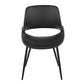 Fabrico Chair - Set of 2 Black By LumiSource | Dining Chairs | Modishstore - 4