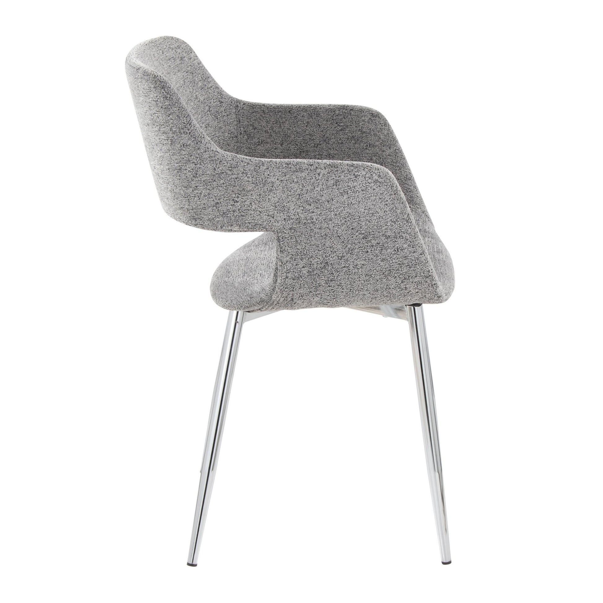 Margarite Chair - Set of 2 By LumiSource - CH-MARGFB2 CHRGY2 | Dining Chairs | Modishstore - 4