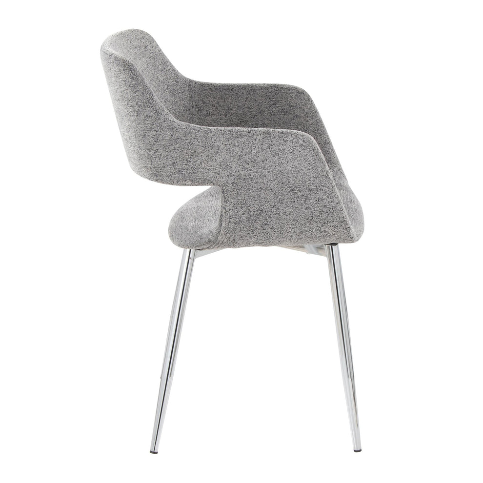 Margarite Chair - Set of 2 By LumiSource - CH-MARGFB2 CHRGY2 | Dining Chairs | Modishstore - 4